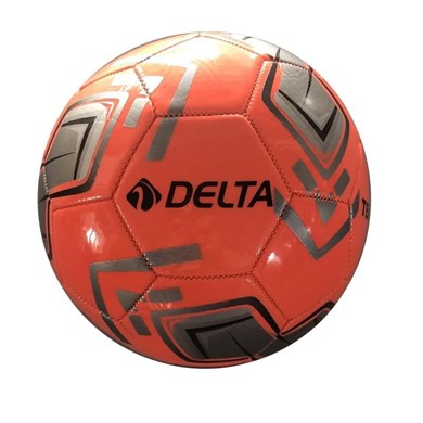 Delta Futbol Topu  - Tempo -  No : 5 -  Fosforlu Kırmızı