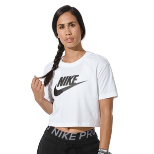 Nike W Nsw Tee Essntl Crp İcn Ftr Kadın Tişört